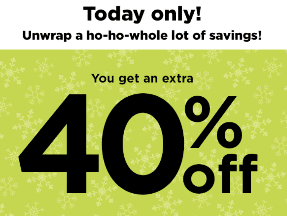 Up to 40% off Mystery Code @Kohl's thru Dec 04 | PhatWallet