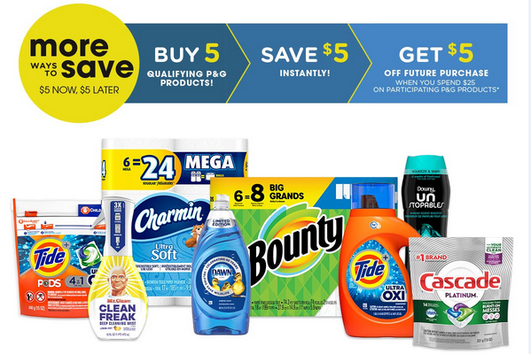 Spend $80 on Select P&G Household Items and Get a $20  Credit for  Later - CNET