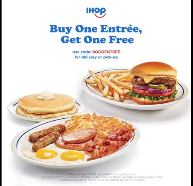 Ihop free deals delivery