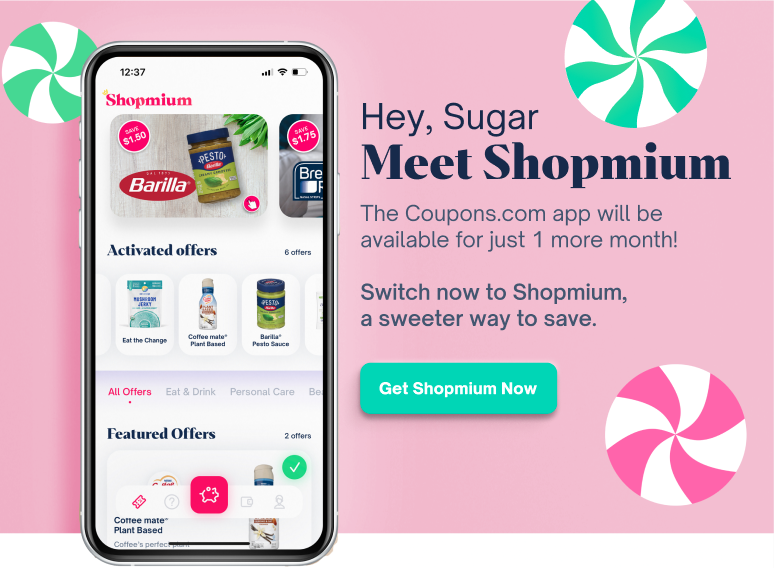 Coupons.com app closing down, must switch to shopmium