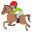 :horse_racing_medium_skin_tone: 🏇🏽